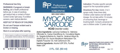Myocard  Sarcode (Nspc0089 Myocard Sarcode)